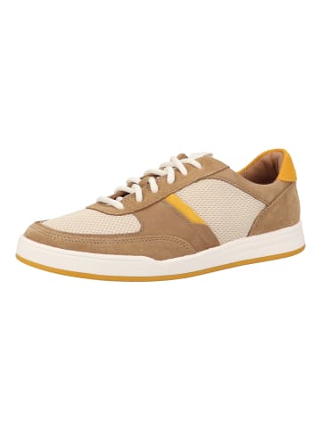 Clarks Sneaker in Braun/Gelb