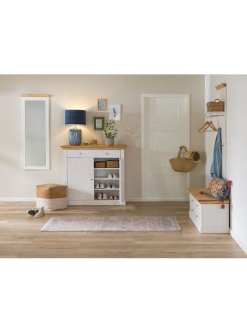 home24 Massive Schuhkommode Lyngby in Kiefer Weiß