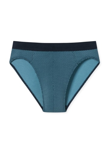 Schiesser Rio-Slip in Blaugrau