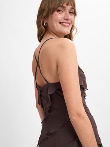 Marie Lund Abendkleid in schoko - 0004