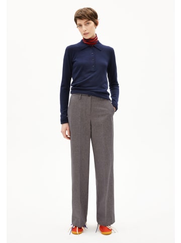 armedangels Stoffhose Leandraa Handaas in marine beige