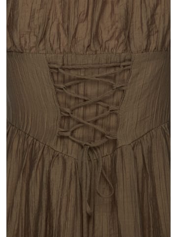 VIRITA Women Dress in Brown