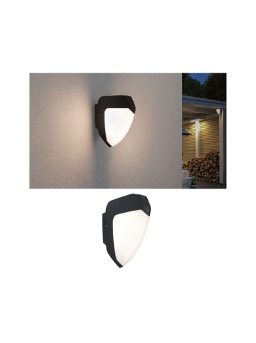 paulmann LED Außenwandleuchte Ikosea Dämmerungsgesteuerter Bewegungsmelder (IR) seewasse