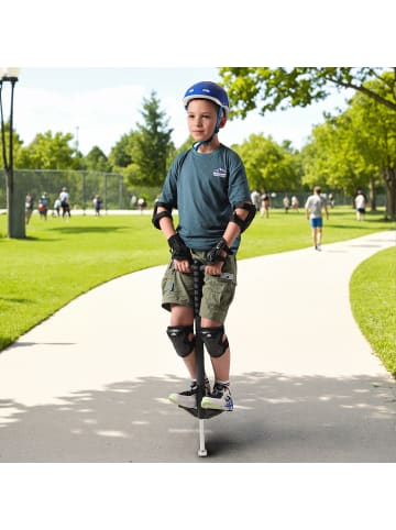 relaxdays Pogo Stick in Schwarz - 35 kg