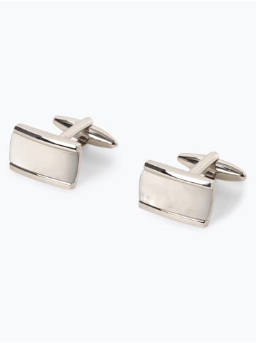 Andrew James Manschettenknopf in silber - 0001