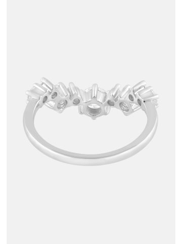Ethische Diamanten Ring aus 375 Weißgold mit Lab Grown Diamant