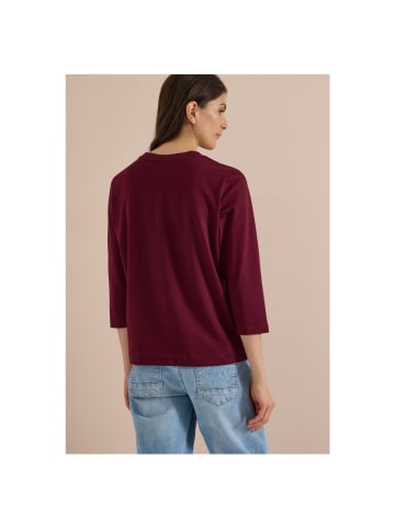 Cecil Langarmshirt in red wine