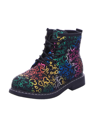 Schnürstiefel in schwarz