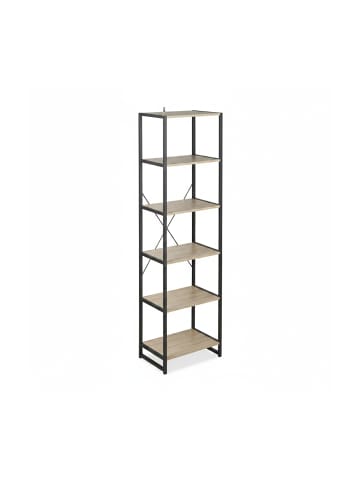 relaxdays Standregal in Braun - (B)50 x (H)180 x (T)35 cm