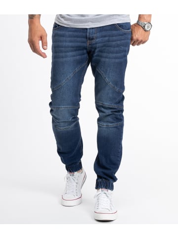 Rock Creek Jeans Tapered Fit in Blau