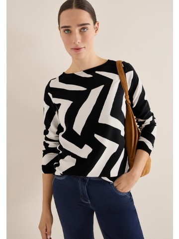 Cecil 'Ottoman Shirt mit Muster' Grau