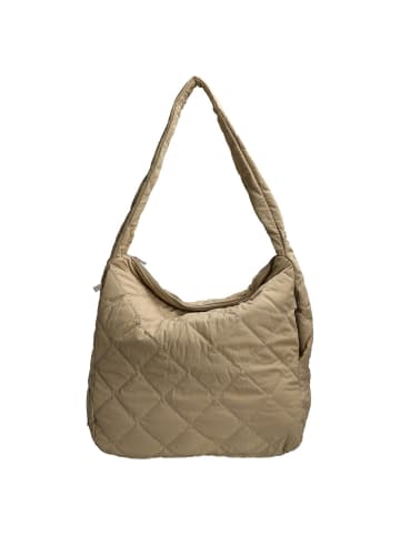 Seidenfelt Hetta Maxi Hobo - Schultertasche 42 cm (cool grey) in soft toffee