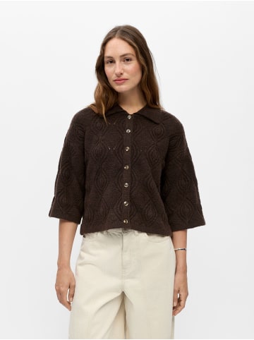 Object Strickjacke in Seal Brown