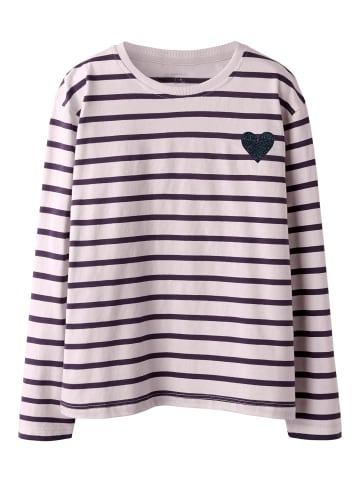 name it Langarmshirt mit Glitzerherz NKFTENISA in tender touch