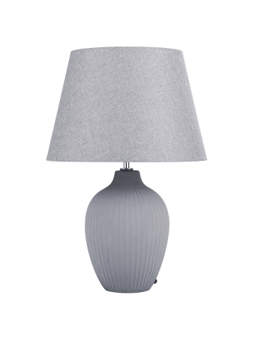 Beliani Tischleuchten FERGUS in Grau - (W) 33 x (H) 52 x (L) 33 cm