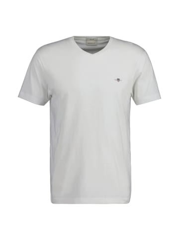 Gant T-Shirt 1er Pack in Weiß