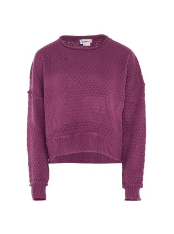 myMo Sweater in Lila Wollweiss
