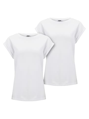 Urban Classics T-Shirts in white+white