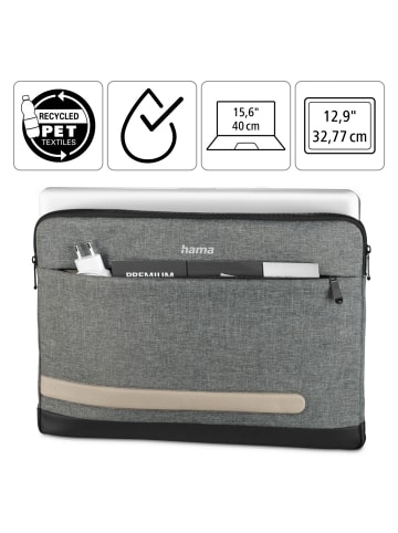 Hama Terra, bis 40 cm (15,6"), Grau in Grau