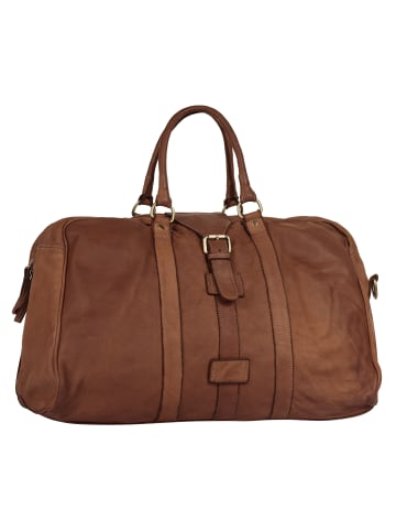 Forty degrees Reisetasche echt Leder in cognac
