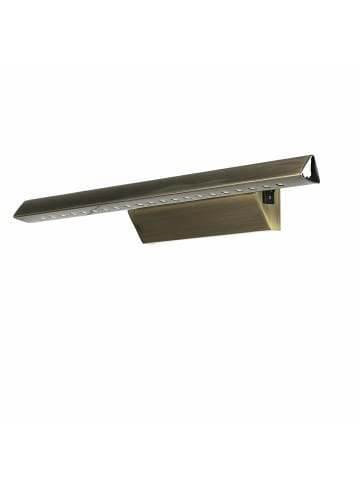 Licht-Erlebnisse Wandlampe EEK E (B)40.7 x (H)10.5 cm in Messing Antik