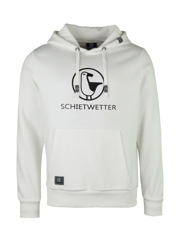 SCHIETWETTER Kapuzenpullover "Schietwetter" in white