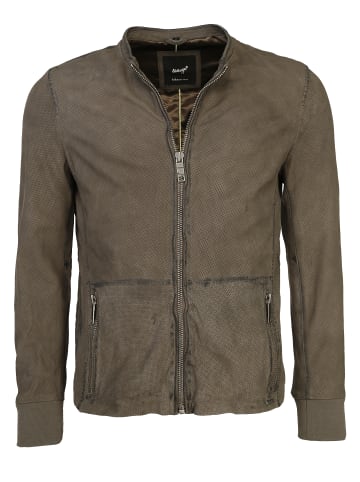 Maze Lederjacke Boyd in grün