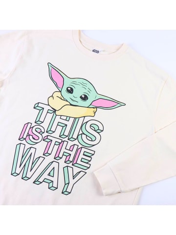 Cerda Schlafanzug Star Wars The Mandalorian Grogu  in Weiß-Blau