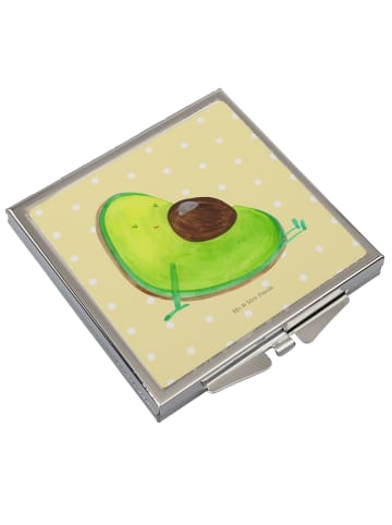 Mr. & Mrs. Panda Schminkspiegel Avocado Schwangerschaft ohne Spruch in Gelb Pastell