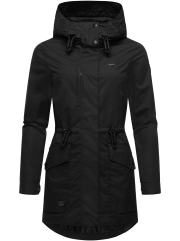 ragwear Outdoorjacke Alysa in Black