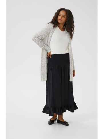 KAFFE curve Strickjacke KCloura Loose fit in Light Grey Melange