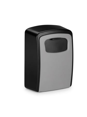 relaxdays Schlüsseltresor in Schwarz/ Grau - (B)9 x (H)12 x (T)4 cm