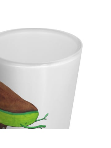Mr. & Mrs. Panda Schnapsglas Avocado Yoga ohne Spruch in Transparent