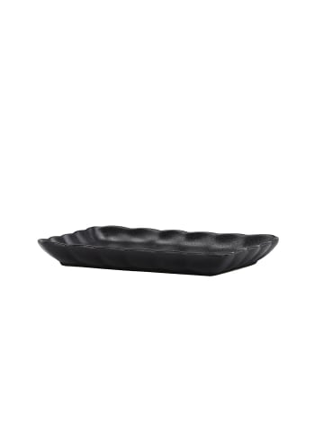 ebuy24 Teller WabiSabi 2er Set Schwarz 2er Set