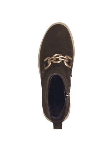 Tamaris WIDE FIT Chelsea Boot in MOCCA SUEDE