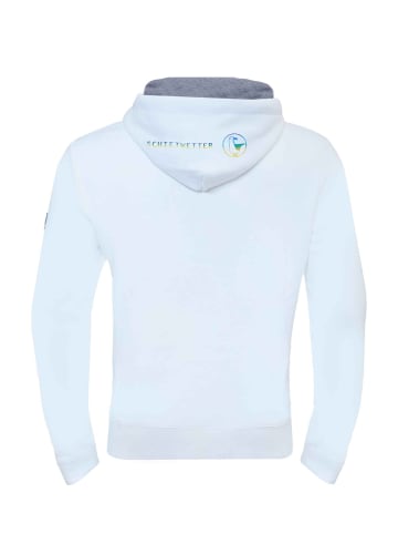 SCHIETWETTER Hoodie "Küstenkind" in white-rainbow