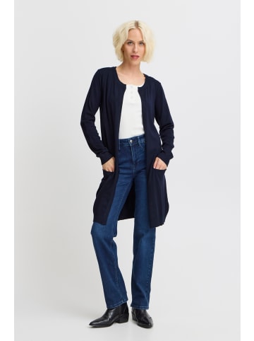 Pulz Strickjacke PZSARA Regular fit in Blue Marine