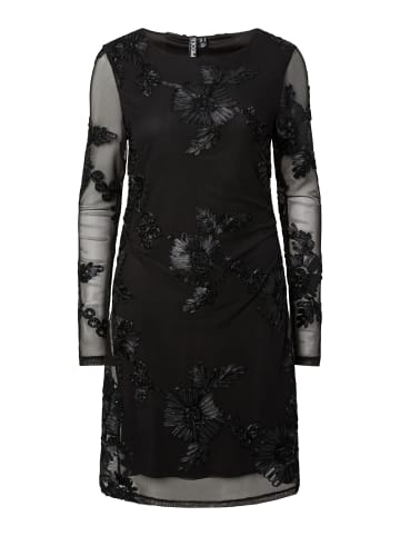 Pieces Midikleid in Black