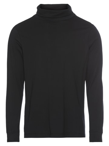 Bruno Banani Rollkragenshirt in schwarz