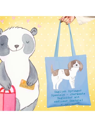 Mr. & Mrs. Panda Stoffbeutel English Springer Spaniel Charme mit... in Sky Blue