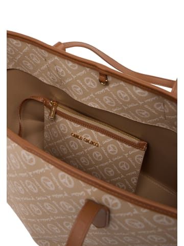 Carlo Colucci Shopper Desserra in Beige