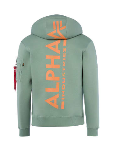 Alpha Industries Kapuzenpullover in lind - 0002
