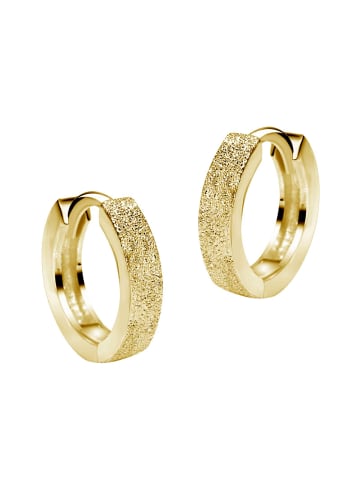 schmuck23 Gold Creolen 925 Silber 0,3 cm x 1,2 cm