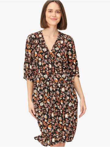 Noa Noa Kleid LaureenNN in Print Black-White-Brown