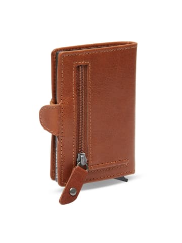 The Chesterfield Brand Baldwin Kreditkartenetui RFID Schutz Leder 6.5 cm cognac