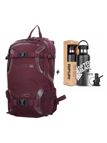 Nitro X Ripuri Rucksack Set 2 tlg. in wine
