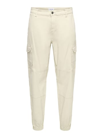 ONLY & SONS Cargo-Hose in Silver Lining