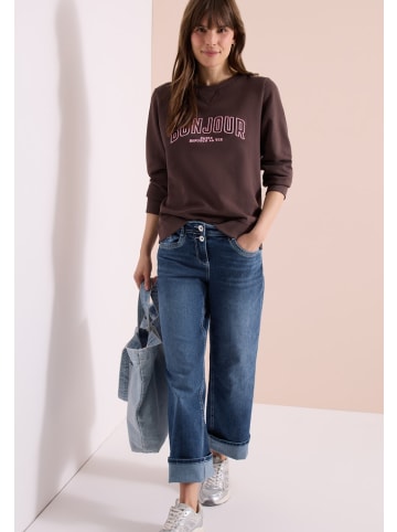 Cecil High Waist Wide Leg Jeans im Slim Fit in Blau