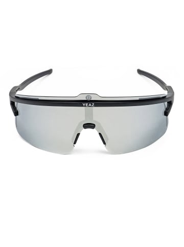 YEAZ SUNSHADE Sport-Sonnenbrille Green/Purple in schwarz / silber