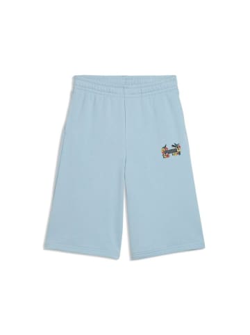 Puma Kinder Sportshort "MID90s Relaxed Long Shorts TR G" in Blau